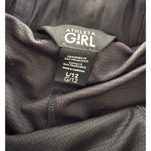 Athleta Girl Size 12 Black Skort - Picture 2 of 8